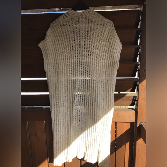 Free People knit long sweater vest - Picture 2 of 9